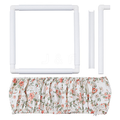 Plastic Cross Stitch Embroidery Hoops DIY-NB0014-42-1