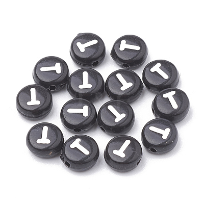 Opaque Acrylic Beads SACR-N002-02T-1