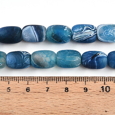 Natural Weathered Agate Beads Strands G-N344-42D-1