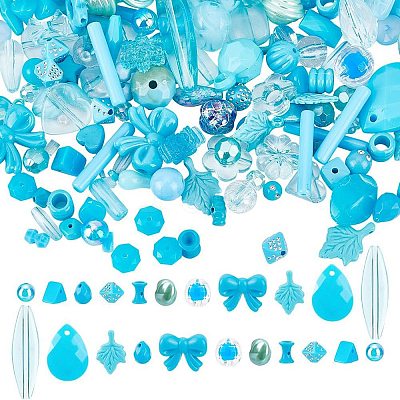 80G DIY Acrylic Beads & Pendants Mobile Phone Wrist Strap Making Finding Kit MACR-GO0001-08B-1