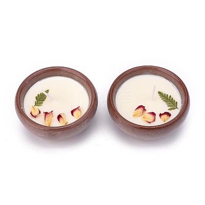 SaddleBrown Porcelain Candles DIY-P009-D06-1