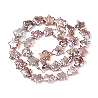 Natural Baroque Keshi Pearl Beads Strands PEAR-S020-Z03-02B-1