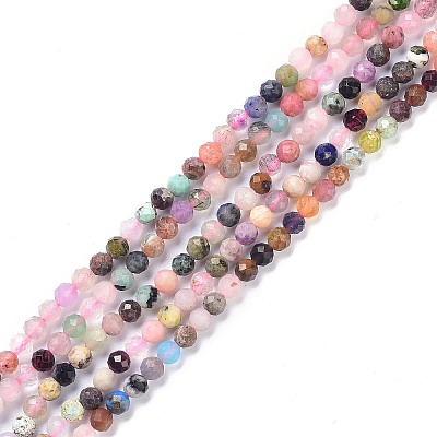 Natural Mixed Stone Faceted Beads Strands G-K311-46C-1