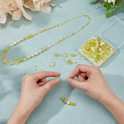 2 Bags Glass Beads GLAA-DC0001-43-1