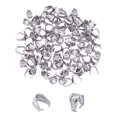 304 Stainless Steel Snap on Bails STAS-UN0016-15P-1