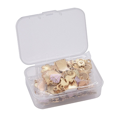 60Pcs 30 Style Alloy Enamel Pendants ENAM-LS0001-06LG-1