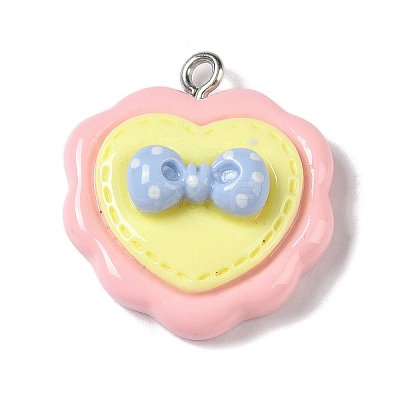 Opaque Resin Pendants RESI-S403-04F-1