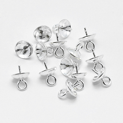 925 Sterling Silver Pendant Bails STER-E050-08S-1