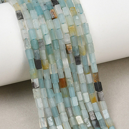 Natural Flower Amazonite Beads Strands GG-CBAF7D8-05-1