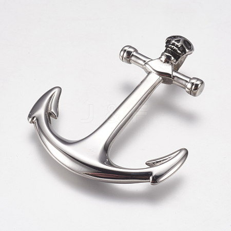 Non-Tarnish 304 Stainless Steel Big Pendants STAS-K171-25P-1