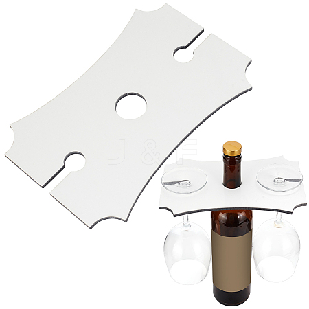 Wood Wine Holder AJEW-WH0009-76B-1