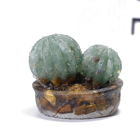 Resin Ball Cactus Display Decoration PW-WG80465-02-1