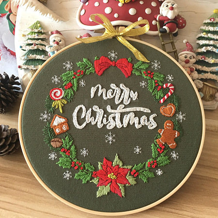 DIY Christmas Embroidery Kits PW-WG9218A-03-1