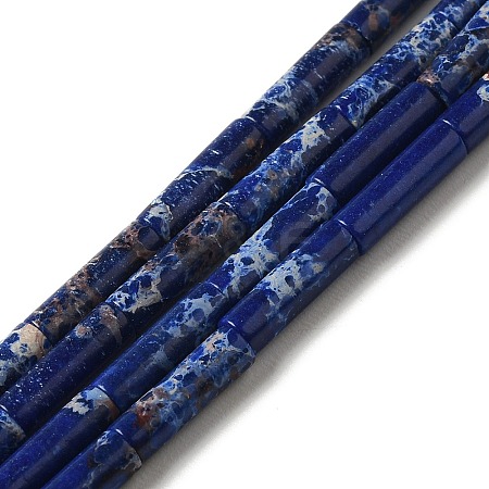 Synthetic Imperial Jasper Dyed Beads Strands X-G-D077-B01-12-1
