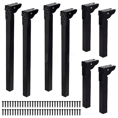 8 Bags 2 Styles Carbon Steel Foldable Table Legs FIND-WA0001-26-1