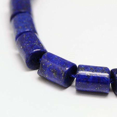 Natural Lapis Lazuli Column Bead Strands X-G-I115-04-1