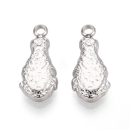 304 Stainless Steel Pendants STAS-T067-76P-1
