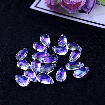 Transpaarent Glass Beads LS-GLAA-WH0001-02A-26-1