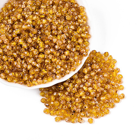 Picasso Baking Paint Glass Seed Beads SEED-N007-37K-1