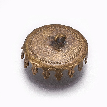 Brass Pendant Bails KK-WH0031-03A-AB-1