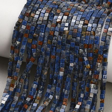 Natural Dumortierite Beads Strands GG-CBA2498-A05-01-1