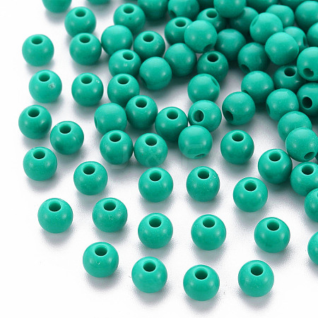 Opaque Acrylic Beads LS-X-MACR-S370-C6mm-S036-1