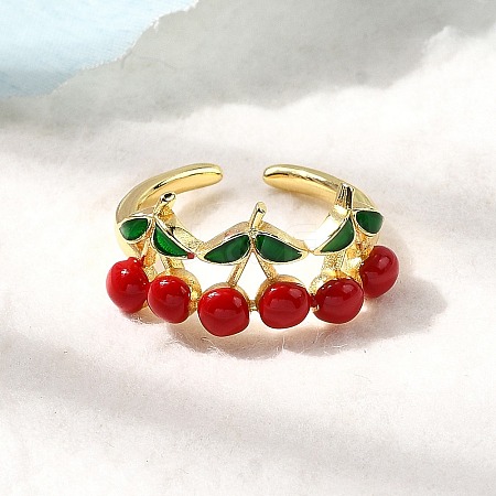 Brass Adjustable Cuff Rings RJEW-C143-01B-G-1