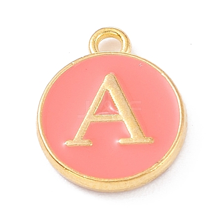 Golden Plated Alloy Enamel Charms LS-ENAM-Q437-11A-1