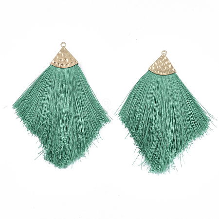 Polyester Tassel Big Pendant Decorations FIND-T042-03-1