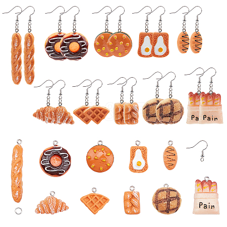 SUNNYCLUE DIY Food Theme Earring Making Kits DIY-SC0001-23P-1