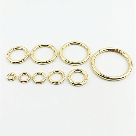 Alloy Spring Gate Rings PURS-PW0001-414D-LG-1