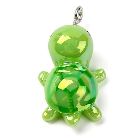 Animal Theme Resin Pendants RESI-S010-04A-1