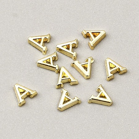 Alloy 26 Letter Shapes Nail Art Decoration MRMJ-WH0114-001-01-1
