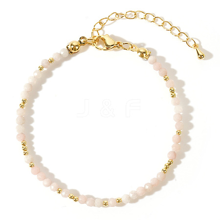 Bohemian Style Faceted Round Natural Rose Quartz Bead Bracelets Women's Fashion Jewelry LW5248-5-1