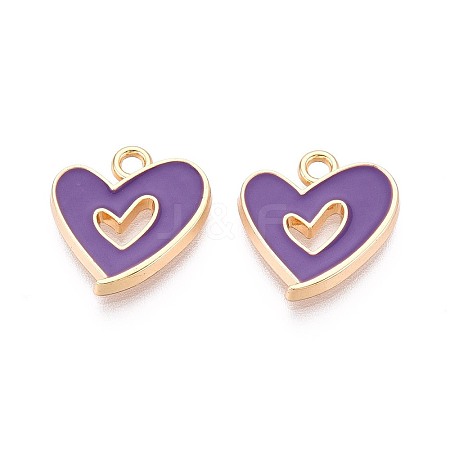 Alloy Enamel Pendants LS-PALLOY-T092-27G-06-1