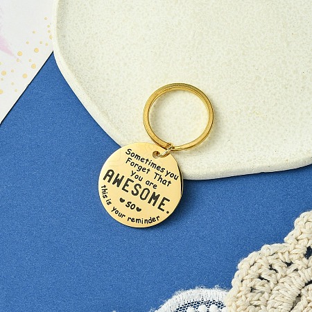 201 Stainless Steel Keychain KEYC-YW00104-04-1
