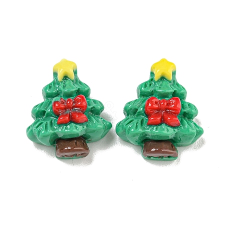 Christmas Theme Opaque Resin Decoden Cabochons CRES-B022-02C-1