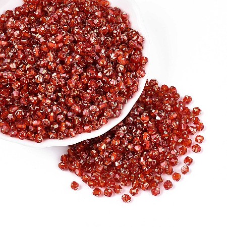 Picasso Baking Paint Glass Seed Beads SEED-N007-37E-1