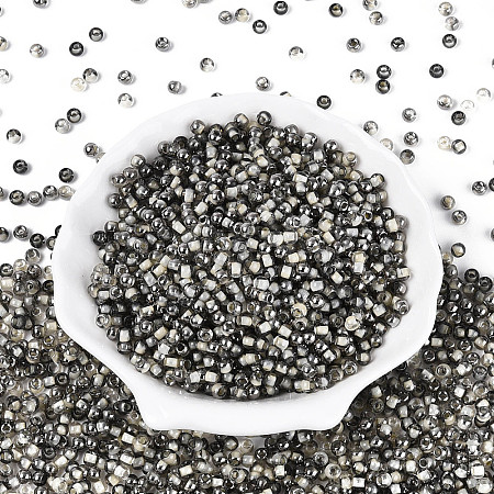 Transparent Inside Colours Glass Seed Beads SEED-T007-19A-09-1