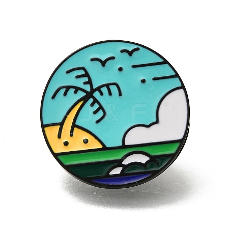 Mountain Scenery Series Enamel Pins JEWB-Z030-04C-1