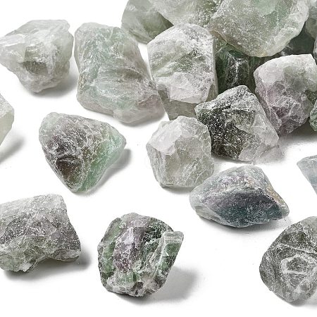 Rough Raw Natural Fluorite Beads G-F710-18-1