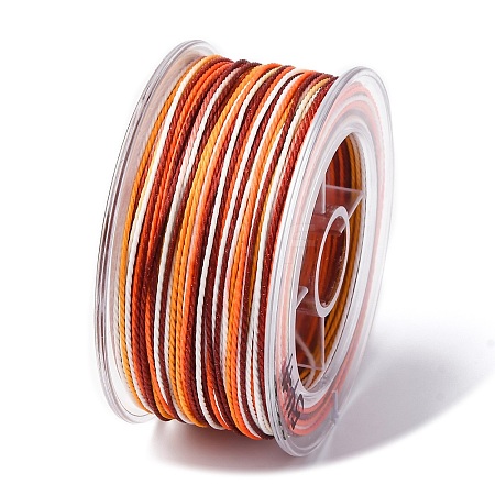 Segment Dyed Waxed Polyester Cord YC-C003-02D-1
