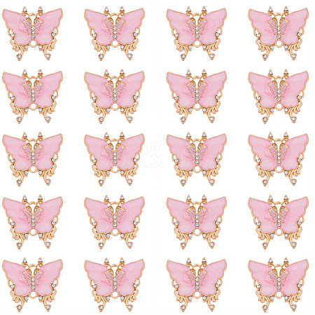20Pcs Alloy Enamel Connector Charms ENAM-SC0007-51-1