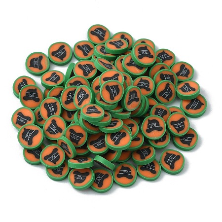 Halloween Handmade Polymer Clay Cabochons CLAY-CJC0014-08C-1