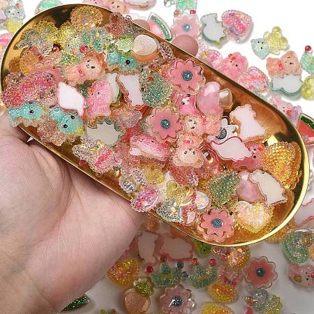 Epoxy Resin Cabochons CRES-MSMC003-04-1