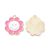 Alloy Enamel Pendants PALLOY-D015-07C-1
