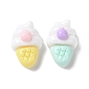 Opaque Resin Decoden Cabochons CRES-F030-01I-3