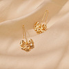 Brass Dangle Earrings EJEW-Z117-02G-1