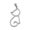 304 Stainless Steel Pendants STAS-I327-02P-02-1