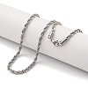 Brass Chain Necklaces for Women NJEW-G084-25P-1